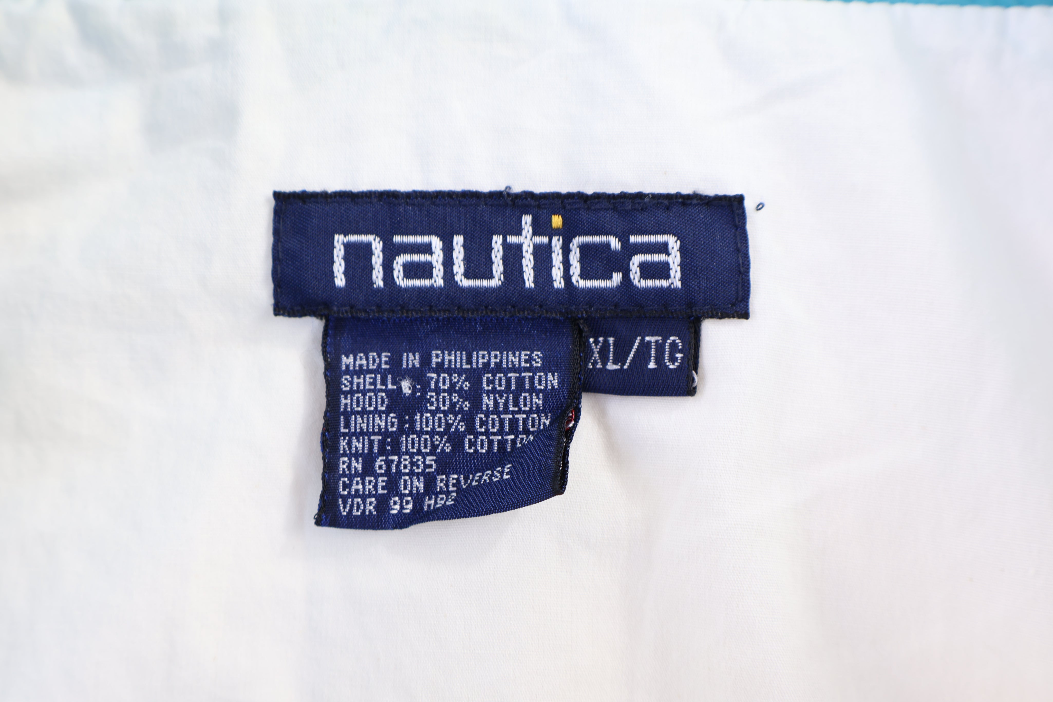 Vintage Nautica Challenge White Full Zip Jacket