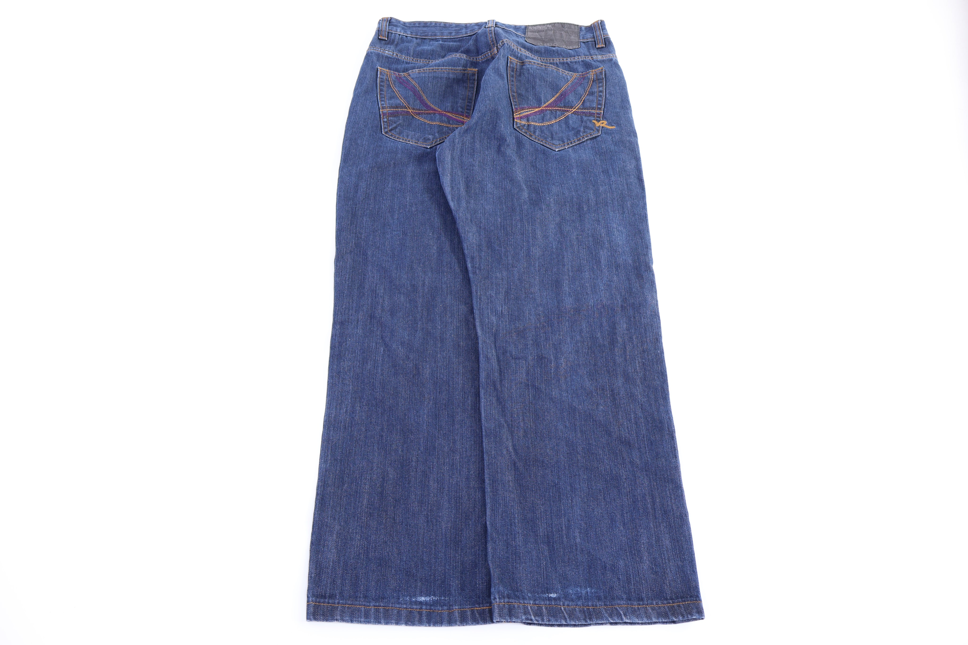 Y2K Rocawer Dark Wash Denim Jeans