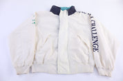 Vintage Nautica Challenge White Full Zip Jacket