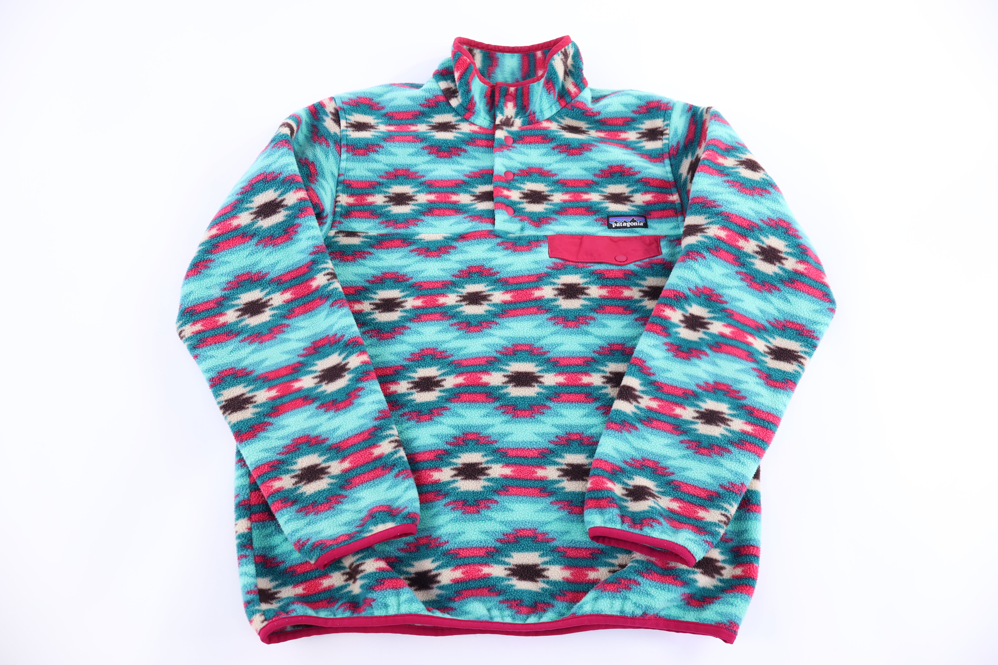 Patagonia Synchilla Logo Patch Snap-T Fleece Pullover