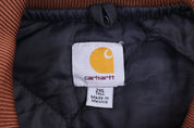 Carhartt Logo Patch Tan Full Zip Vest