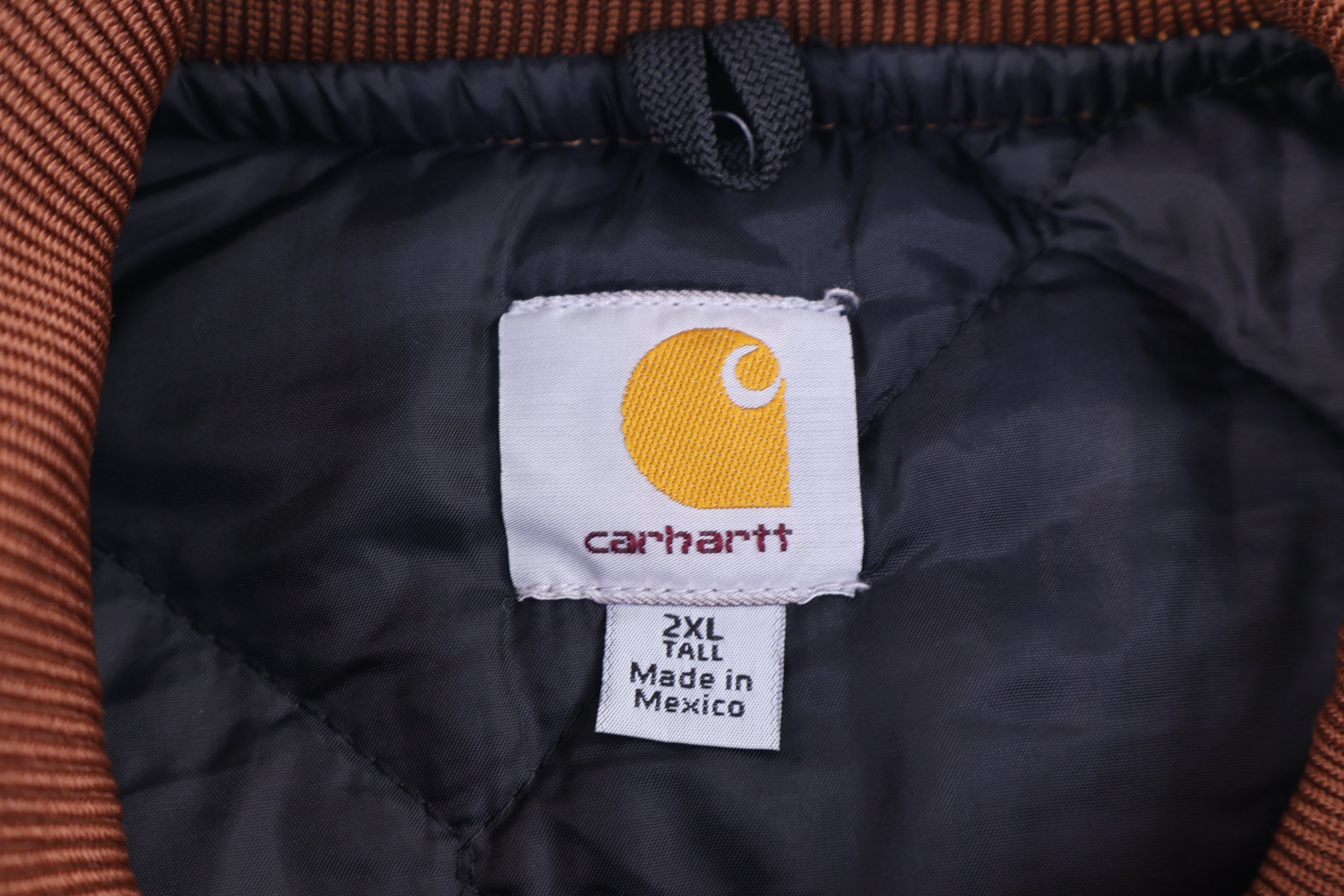 Carhartt Logo Patch Tan Full Zip Vest