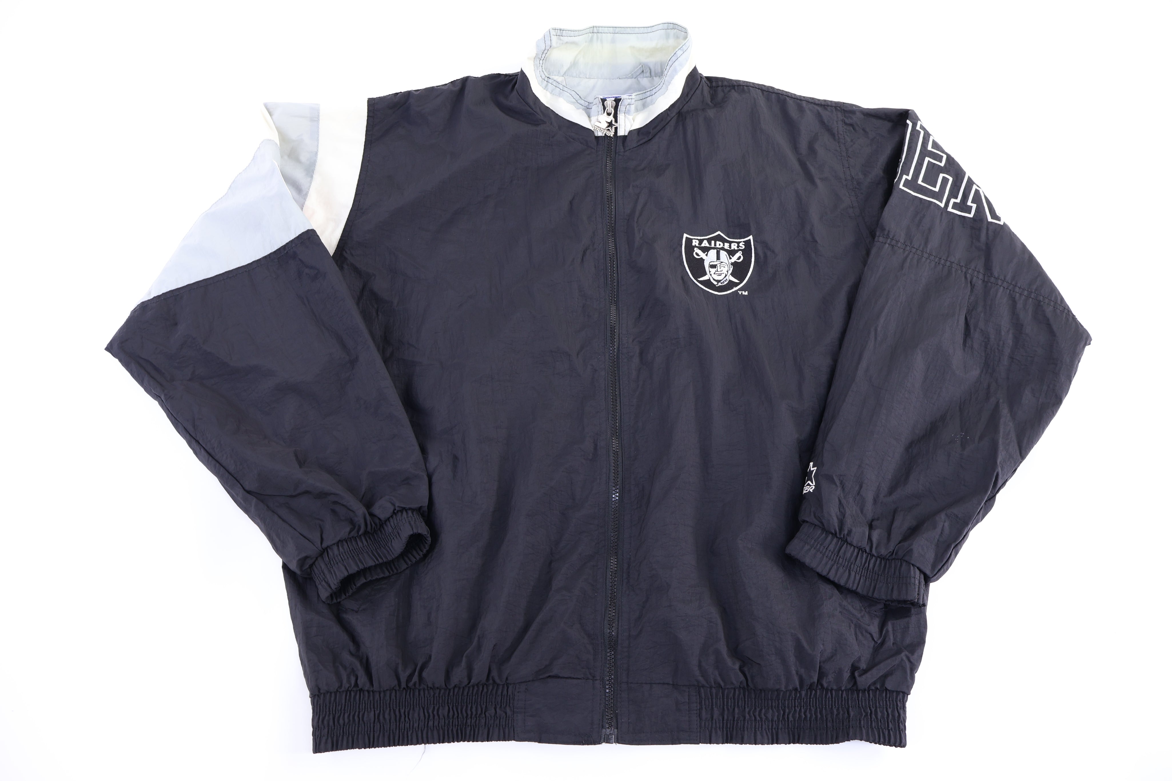 Vintage Starter Oakland Raiders Football Full Zip Jacket