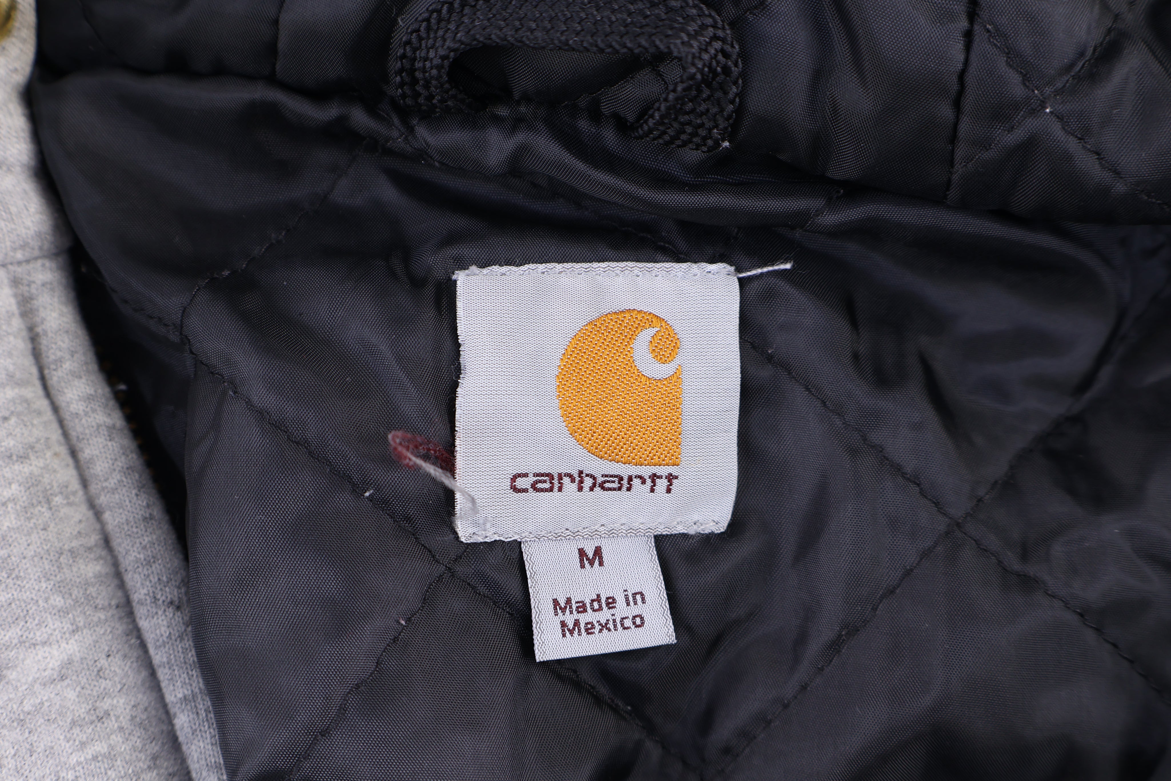 Carhartt Logo Patch Grey Full Zip Jacket