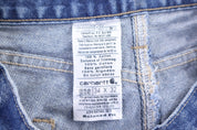 Carhartt Logo Patch Denim Double Knee Pants