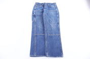 Carhartt Logo Patch Denim Double Knee Pants