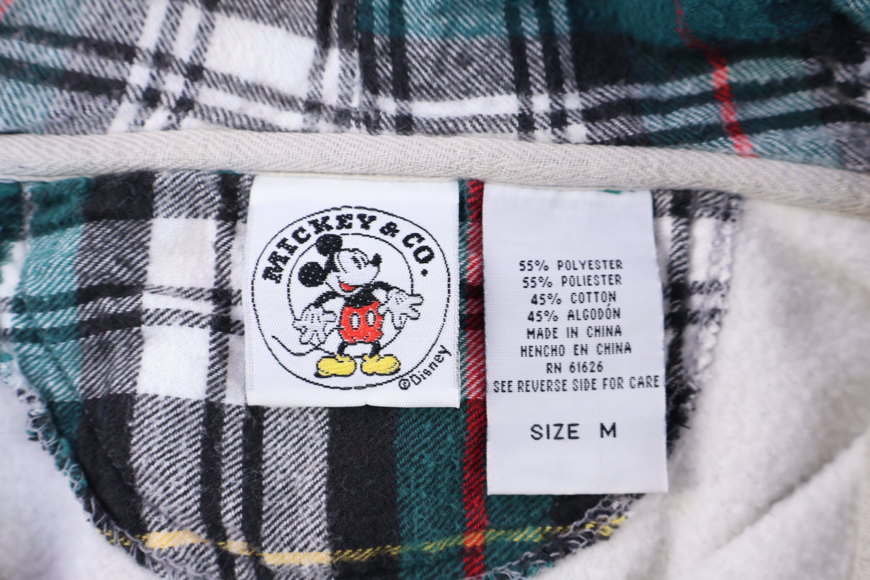 90's Mickey & Co Black & Grey Pullover Hoodie
