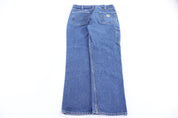 Carhartt Logo Patch Denim Double Knee Pants