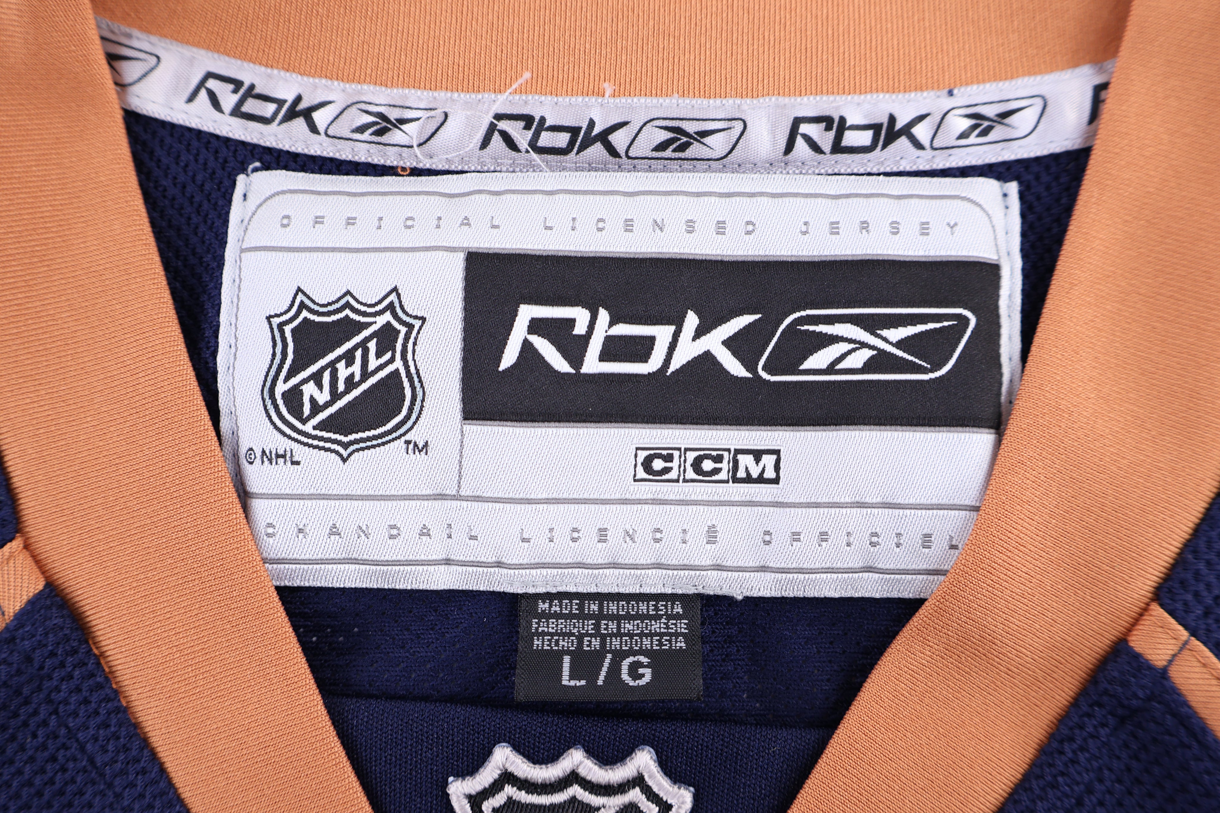 Reebok Edmonton Oilers Hockey Jersey