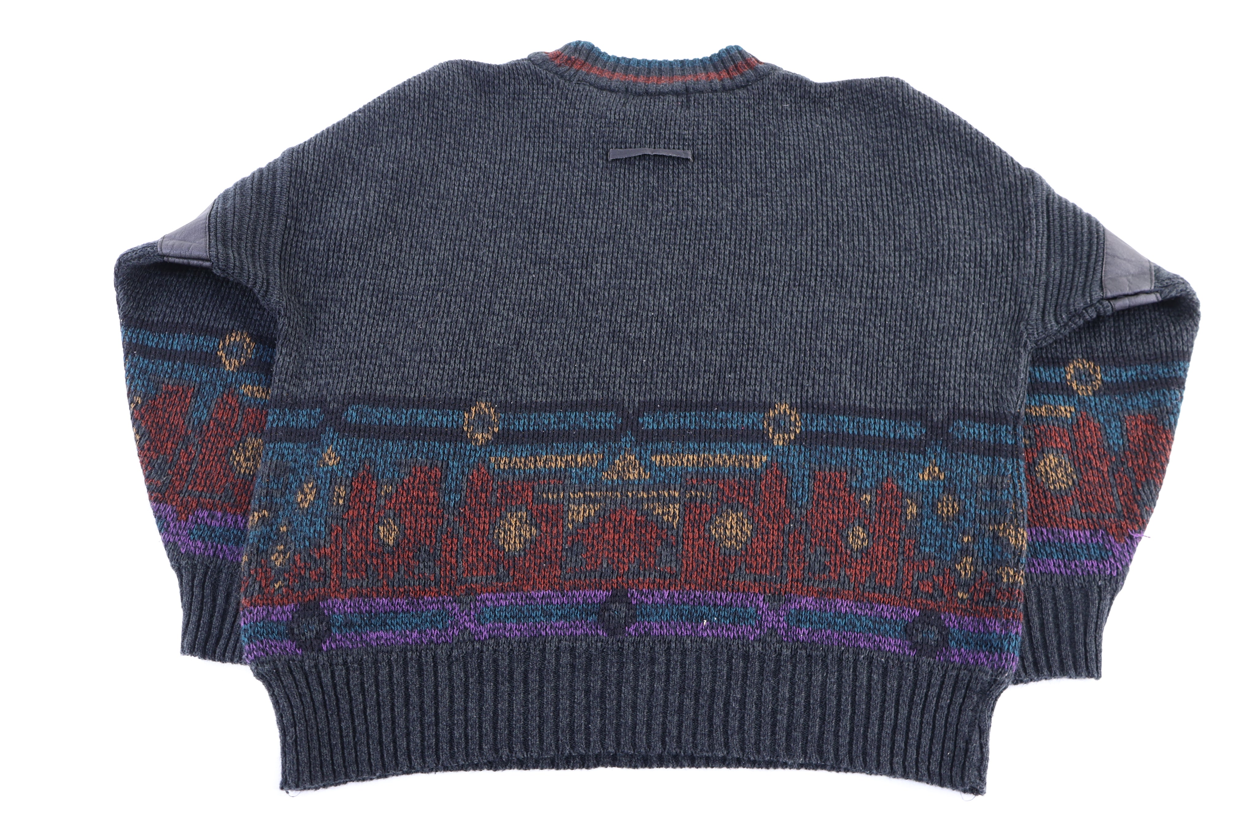 Michael Gerald Multipattern Knit Sweater