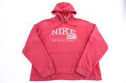 Vintage Nike Athletics Red Pullover Hoodie