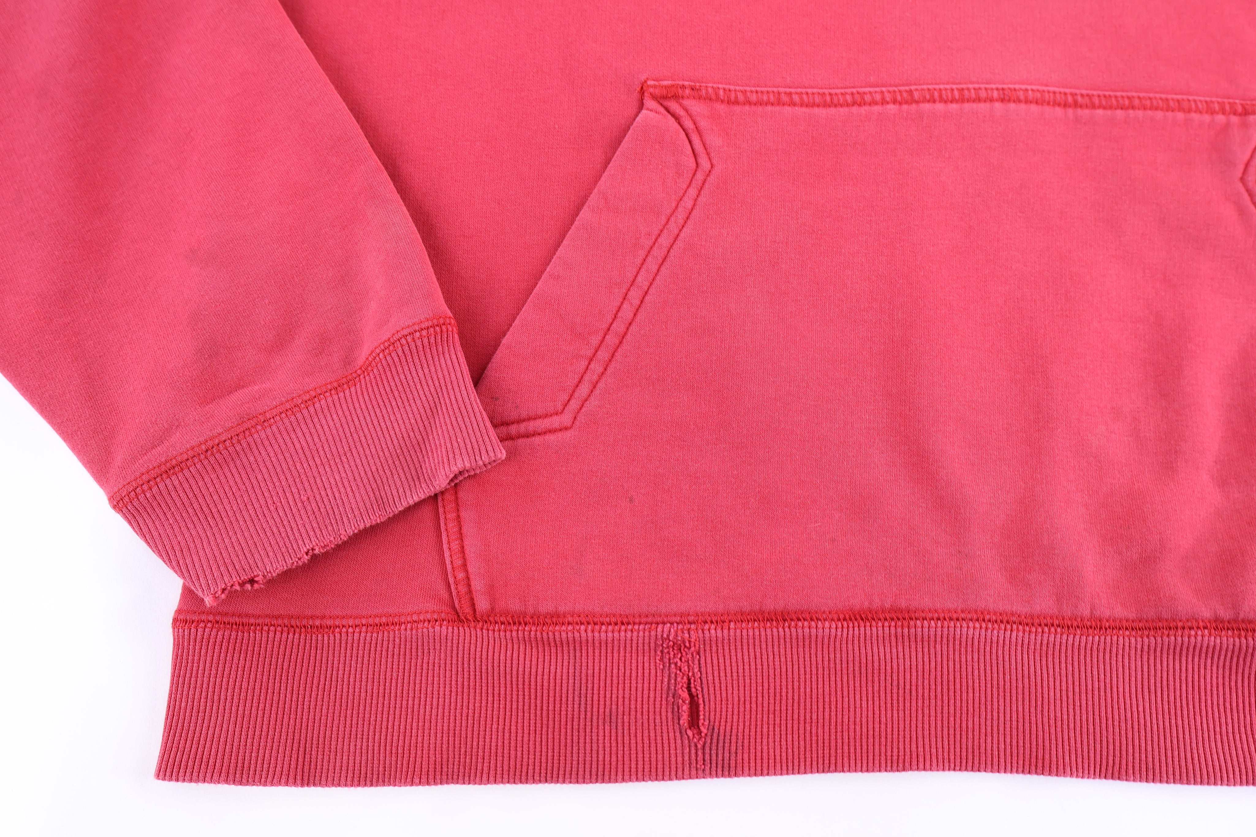 Vintage Nike Athletics Red Pullover Hoodie