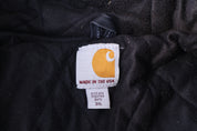 Carhartt Logo Patch Black Full Zip Jacket