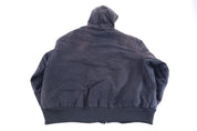 Carhartt Logo Patch Black Full Zip Jacket