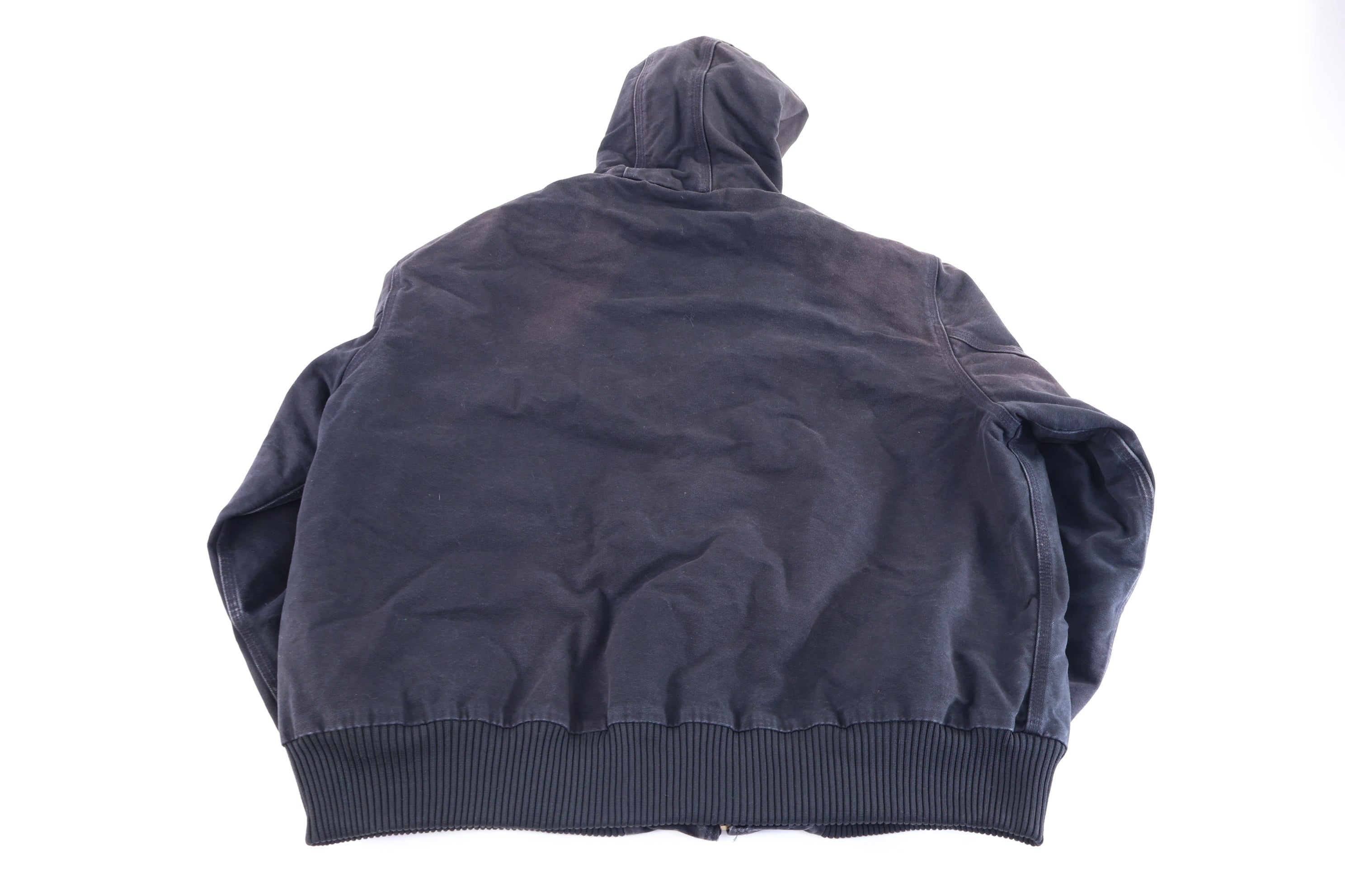 Carhartt Logo Patch Black Full Zip Jacket