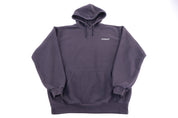 90’s Carhartt Embroidered Logo Black Pullover Hoodie