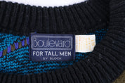 90's Boulevard Multicolor Knit Sweater