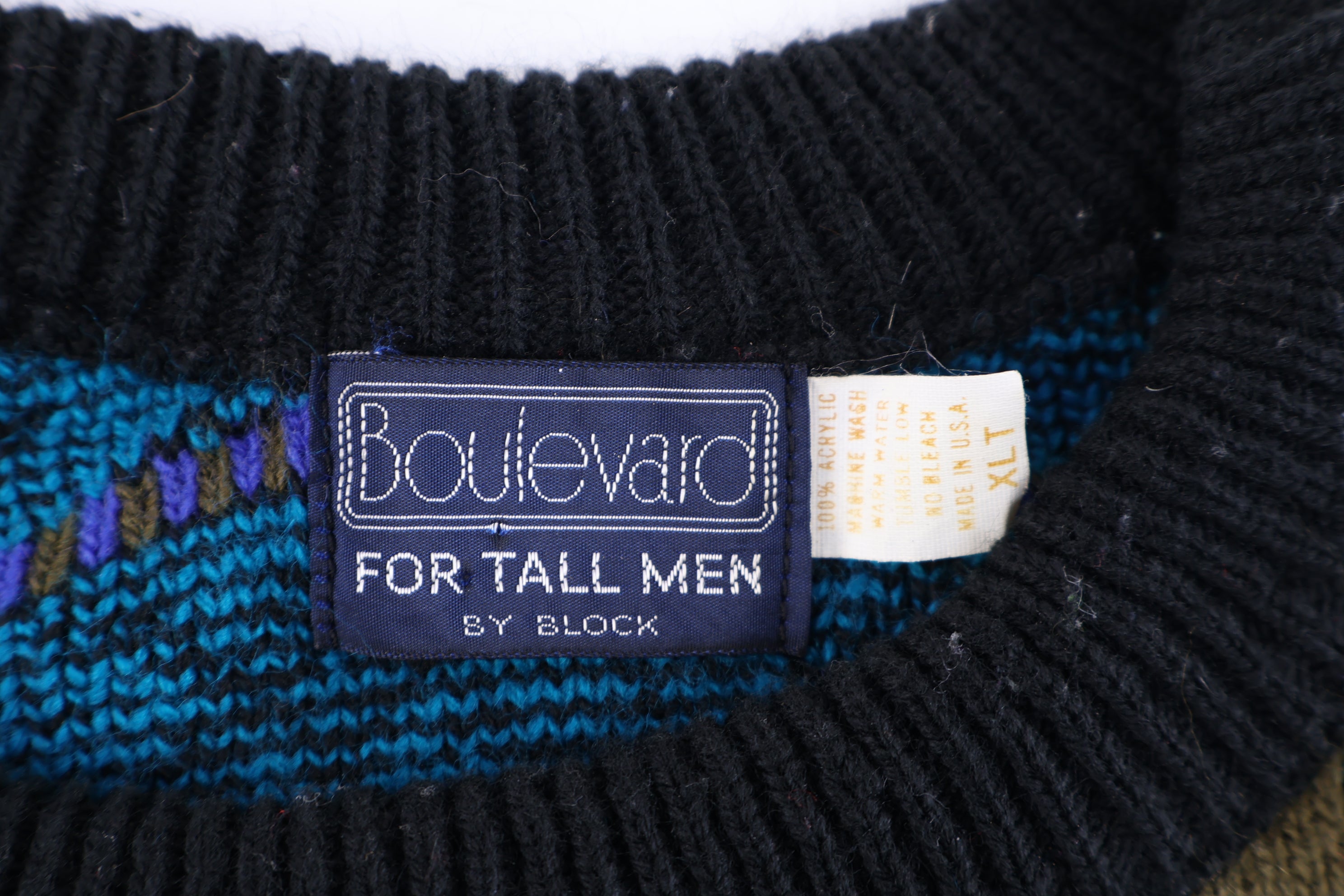 90's Boulevard Multicolor Knit Sweater