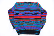 90's Boulevard Multicolor Knit Sweater