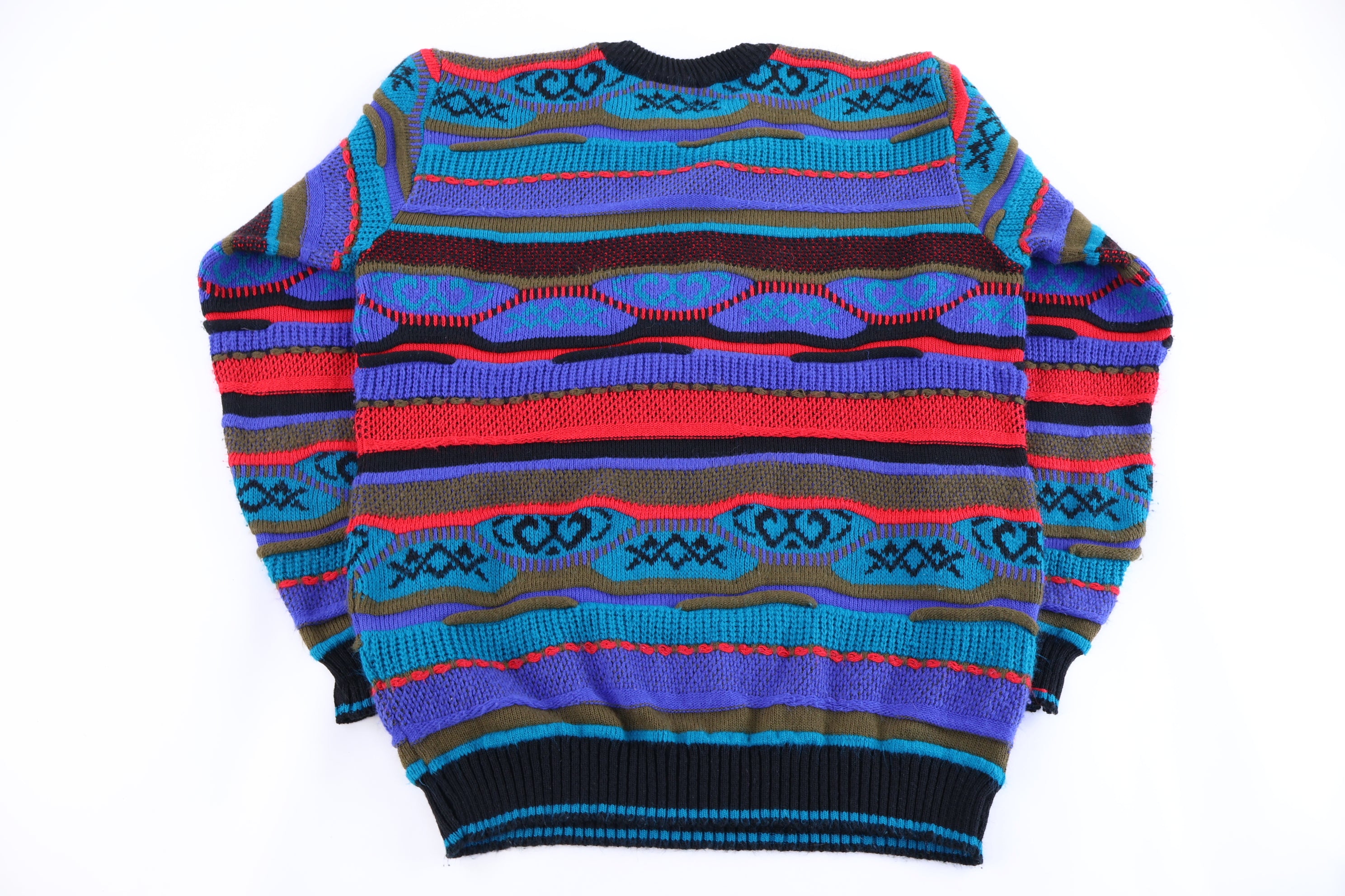 90's Boulevard Multicolor Knit Sweater
