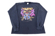 90's Bad Bones Spend Time Behind Bars Biker LS T-shirt