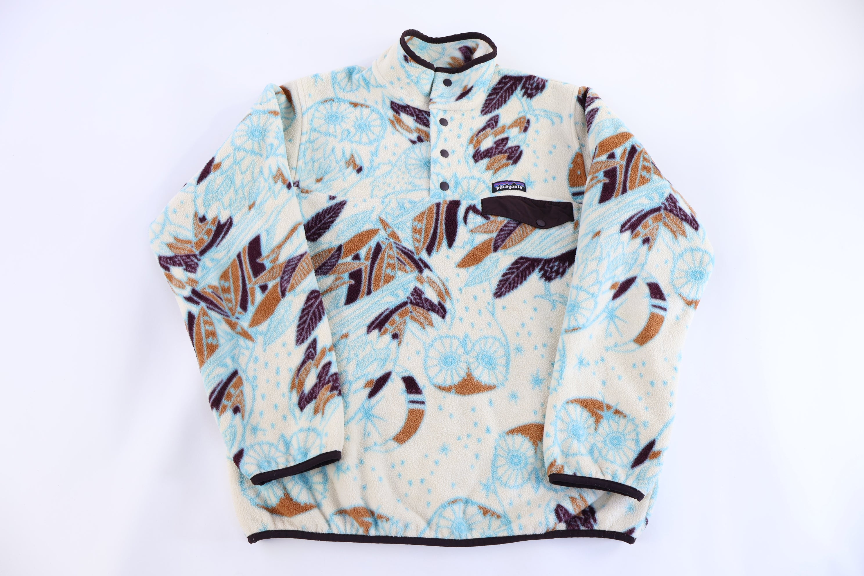 Patagonia Synchilla Logo Patch Snap-T Fleece Pullover