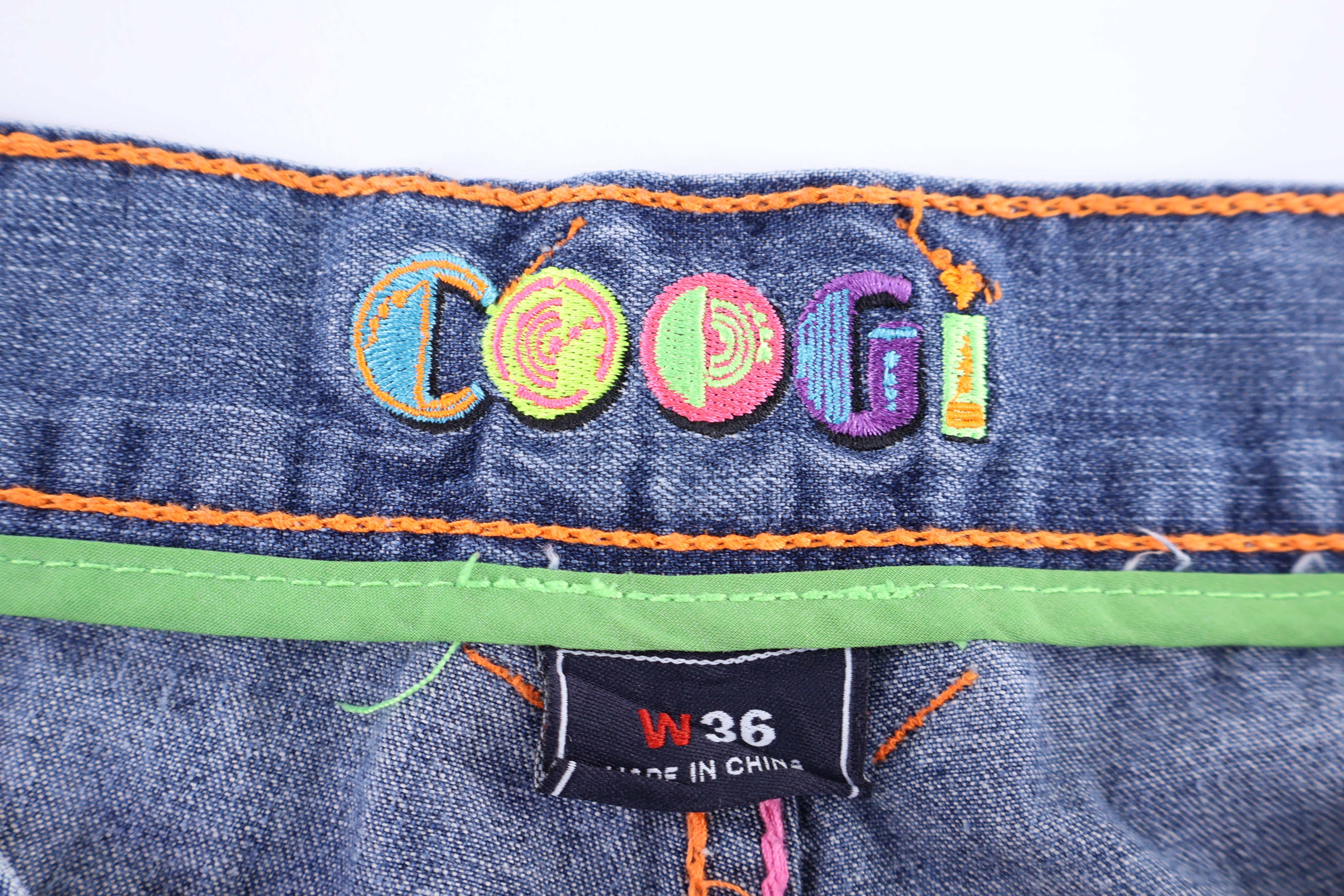 Y2K Coogi Medium Wash Denim Shorts