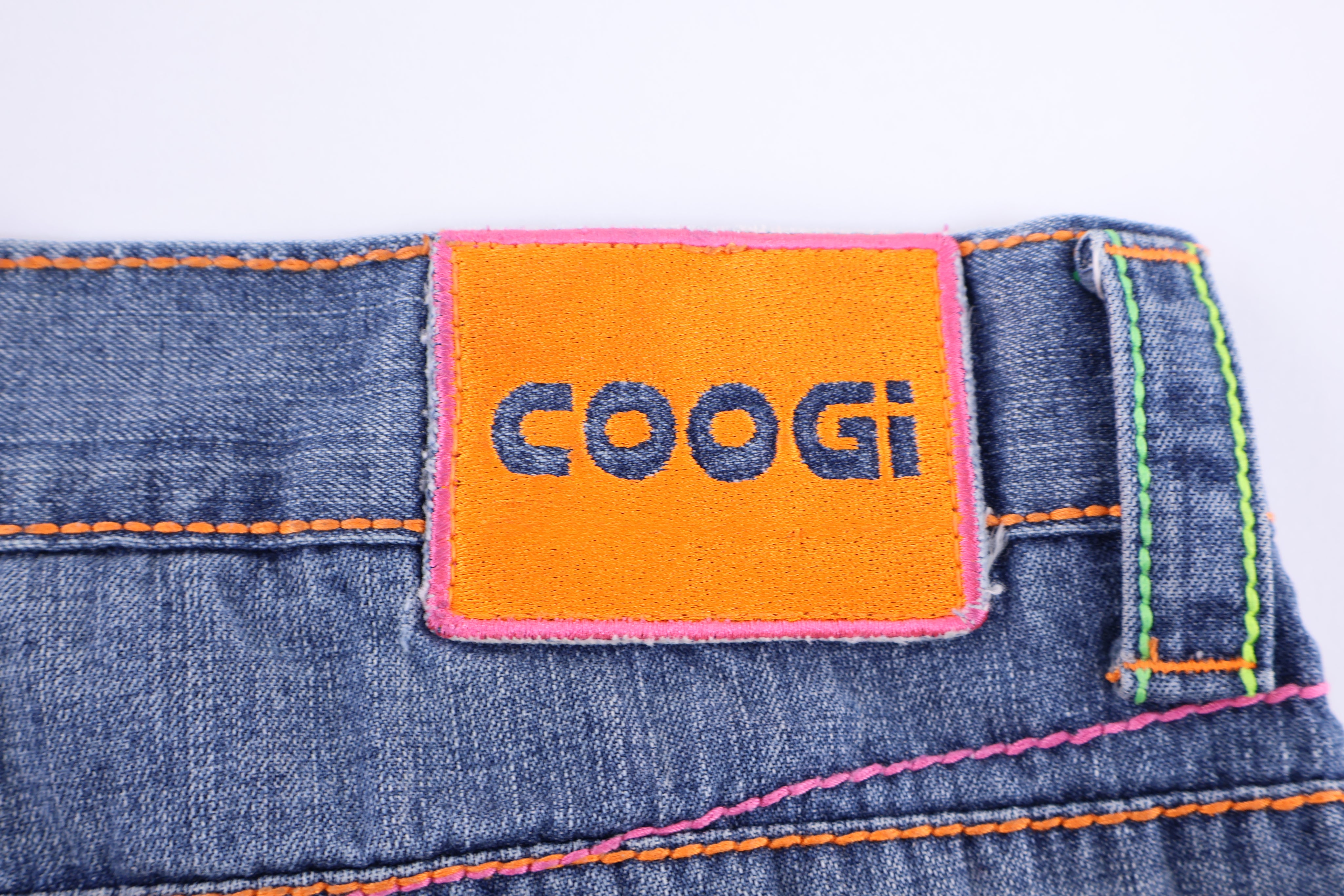 Y2K Coogi Medium Wash Denim Shorts