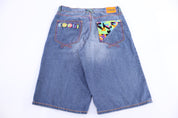 Y2K Coogi Medium Wash Denim Shorts