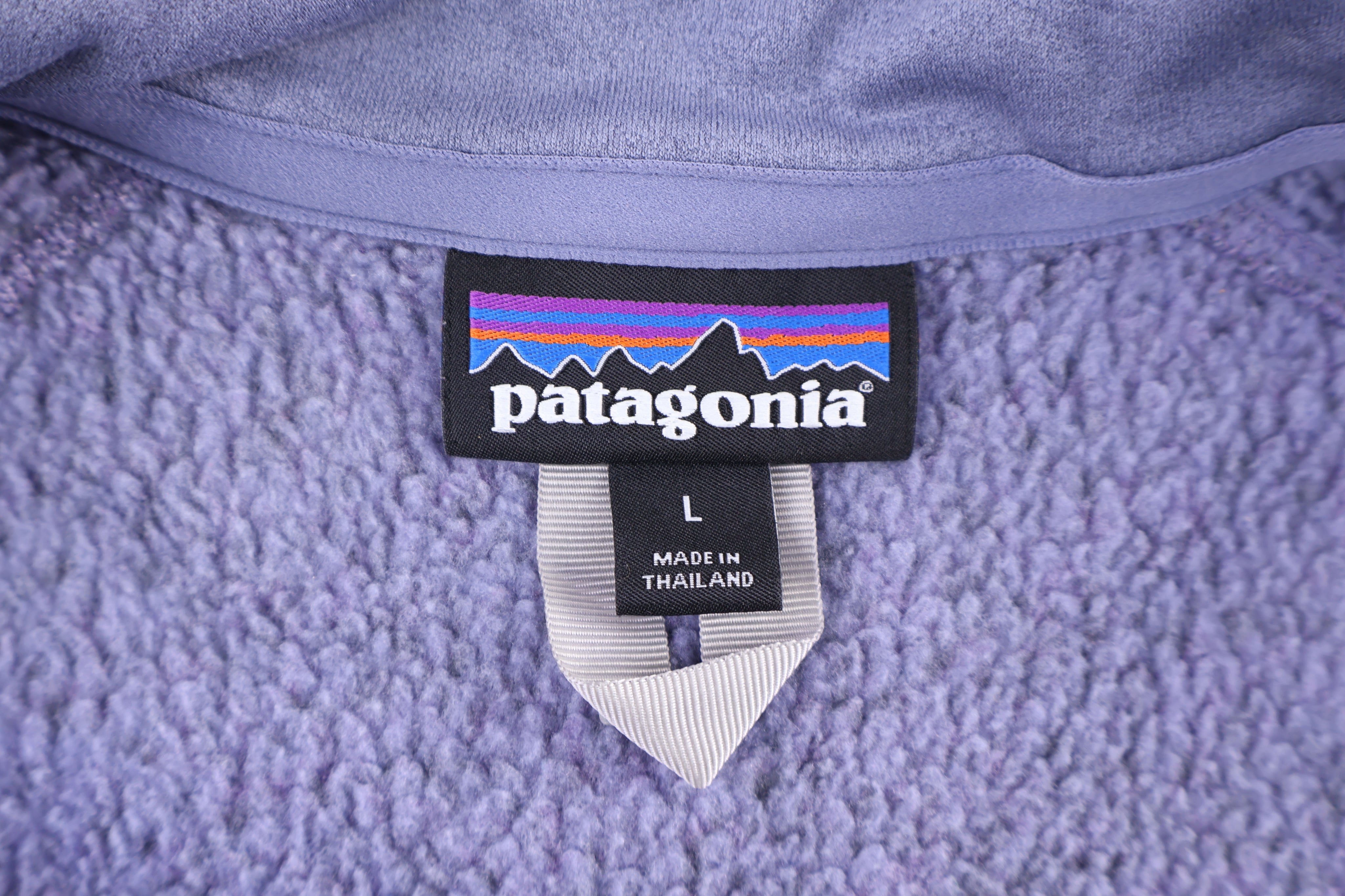 Patagonia Logo Patch Purple Quarter Zip Better Sweater