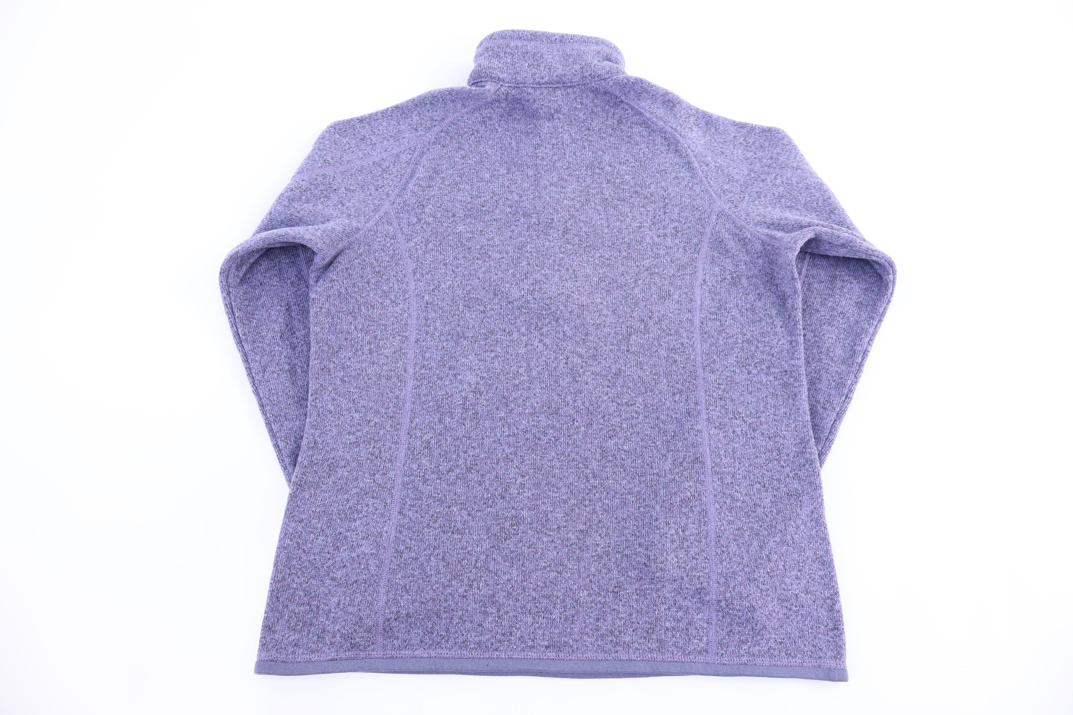 Patagonia Logo Patch Purple Quarter Zip Better Sweater
