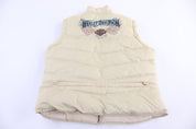Women's Harley Davidson Motorcycles Full Zip Puffer Vest