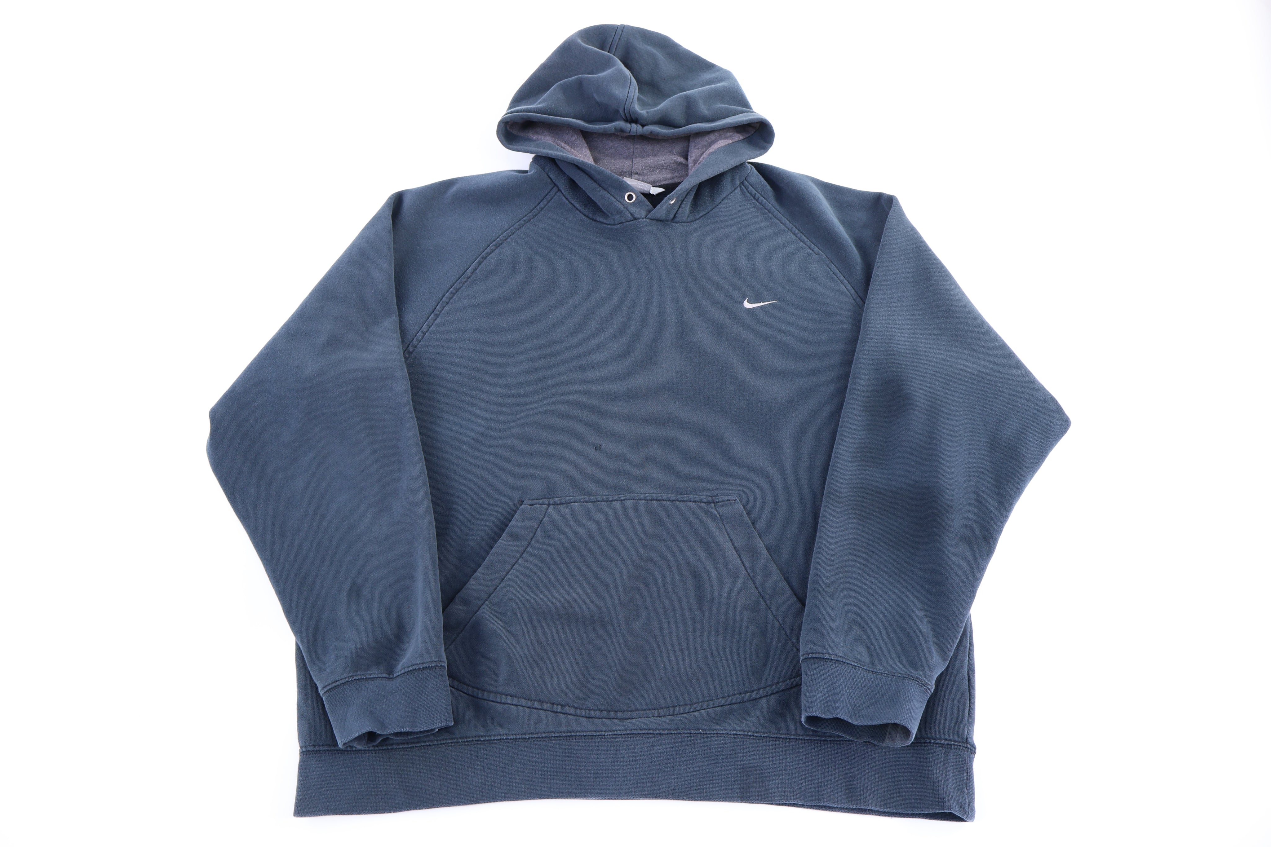 Vintage Nike Embroidered Logo Pullover Hoodie