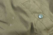 80's Olive Green Full Zip Flight Jacket