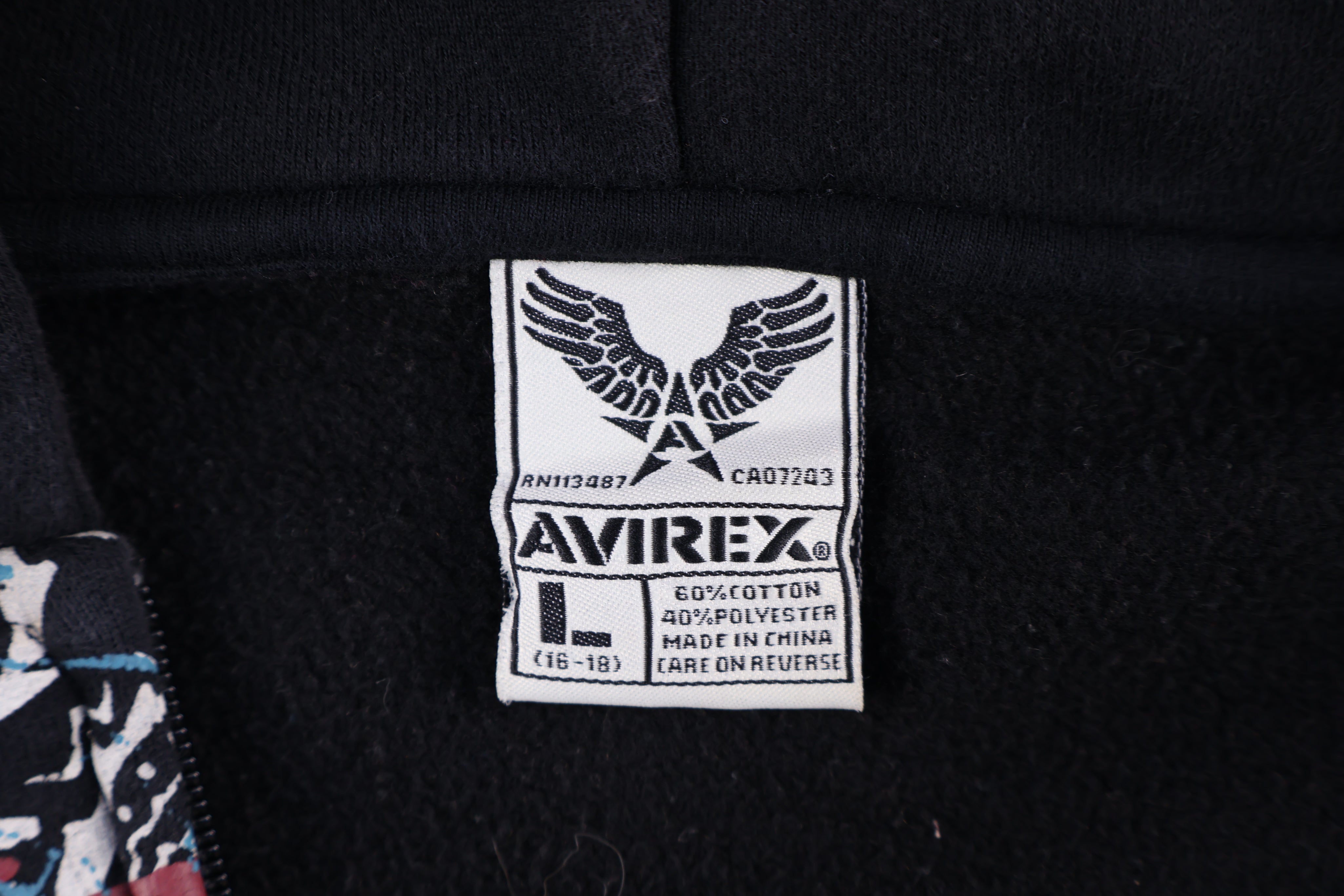 Youth Avirex Eagle Graphic Full Zip Hoodie