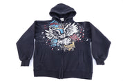 Youth Avirex Eagle Graphic Full Zip Hoodie
