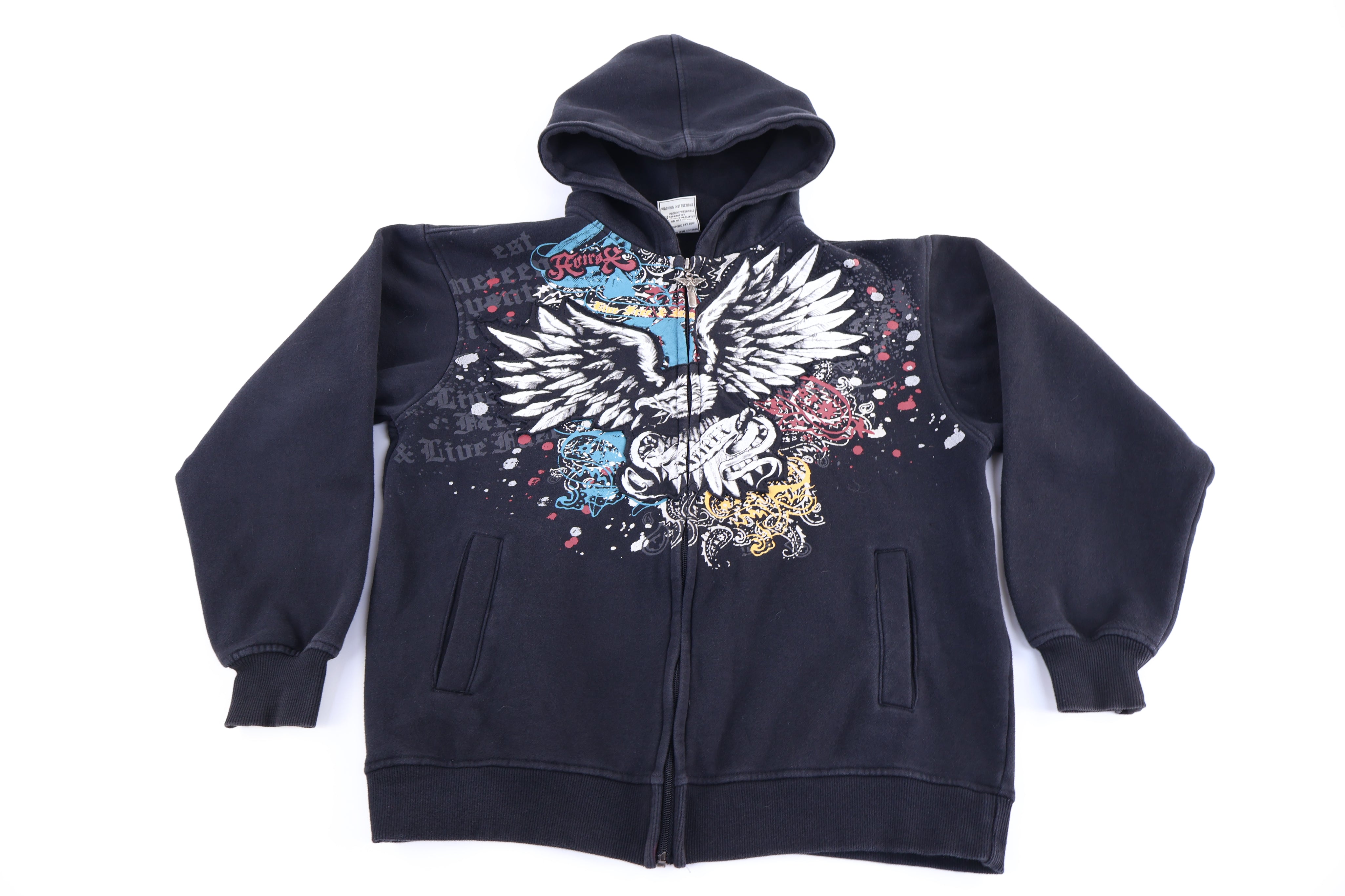 Youth Avirex Eagle Graphic Full Zip Hoodie