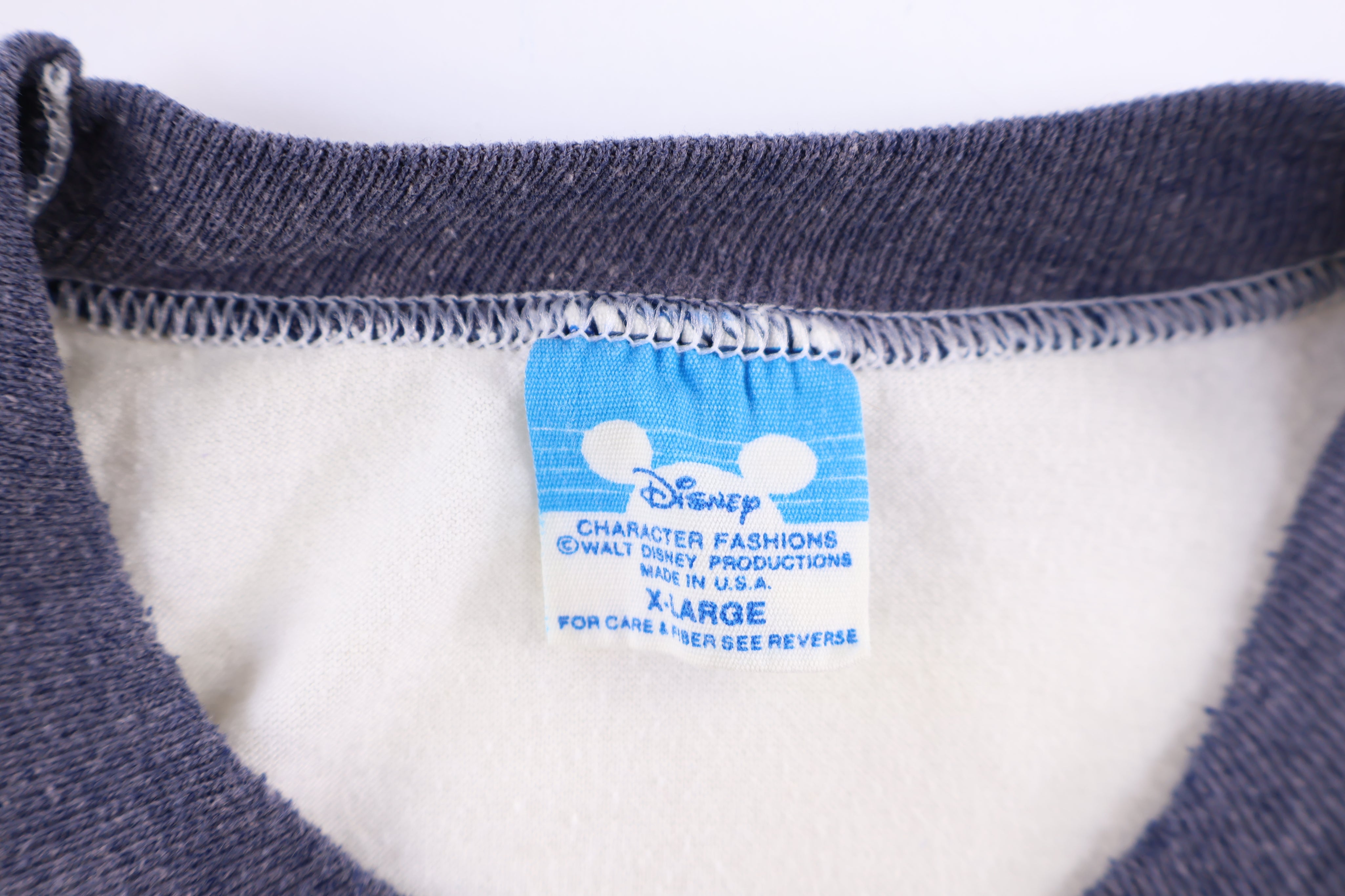 80's Disney Mickey Mouse Graphic Ringer T-shirt