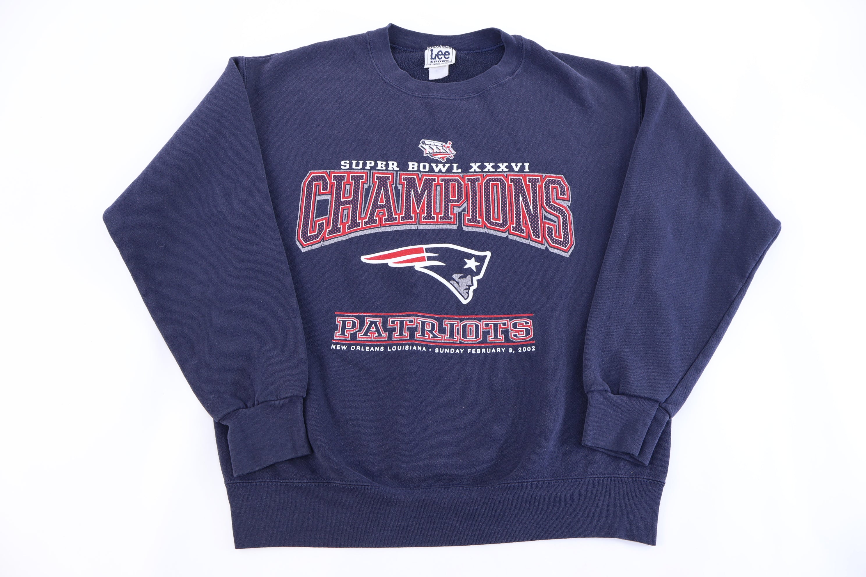 2002 New England Patriots Super Bowl Champions Sweatshirt