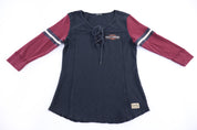 Women's Harley Davidson Motorcycles Black & Red T-shirt