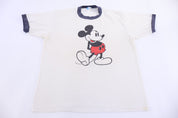 80's Disney Mickey Mouse Graphic Ringer T-shirt