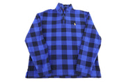Polo Ralph Lauren Embroidered Logo Plaid Quarter Zip Pullover
