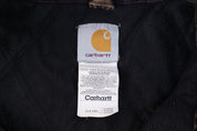 Carhartt Logo Patch Brown Full Zip Santa Fe Jacket