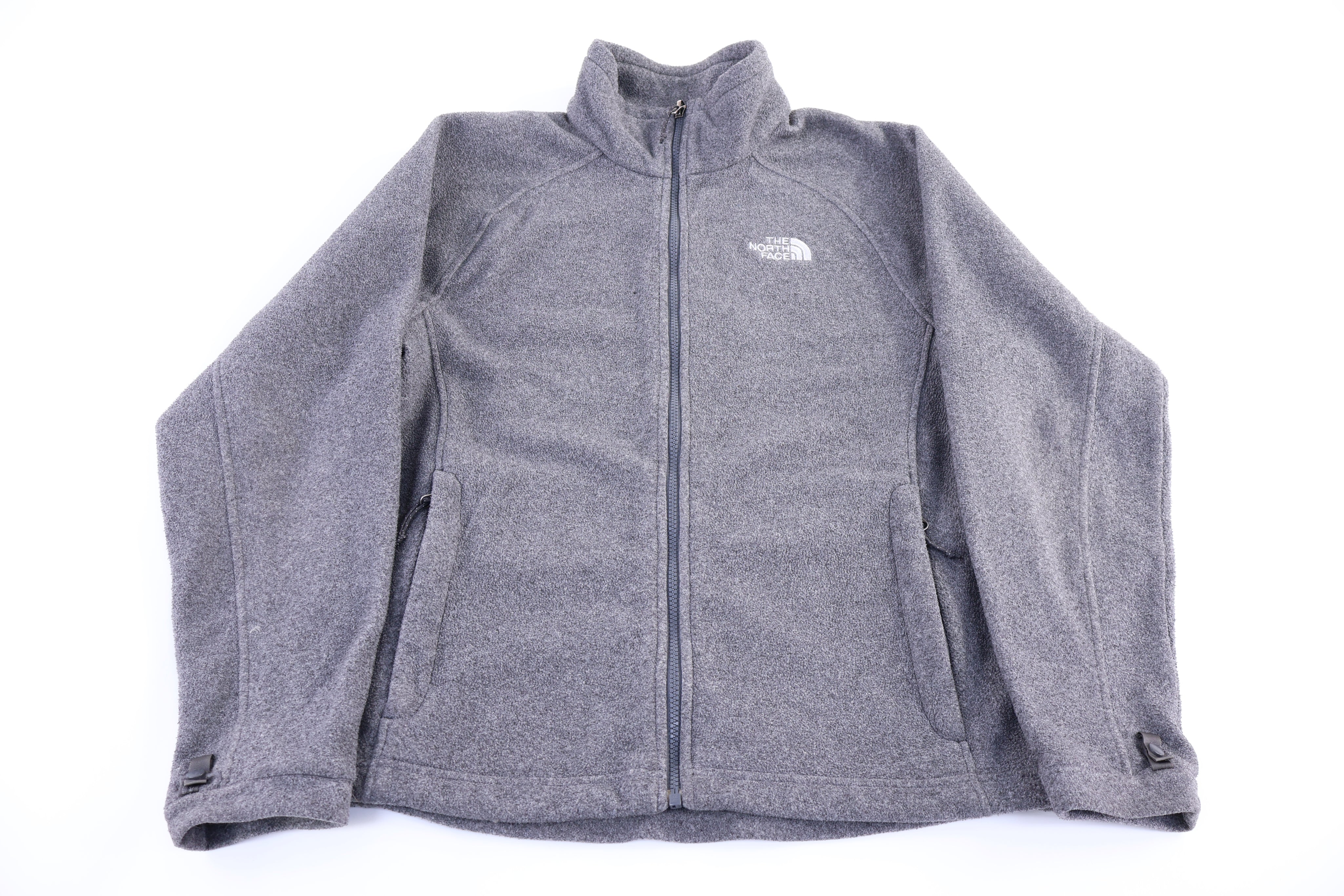 The North Face Embroidered Logo Grey Full Zip Jacket