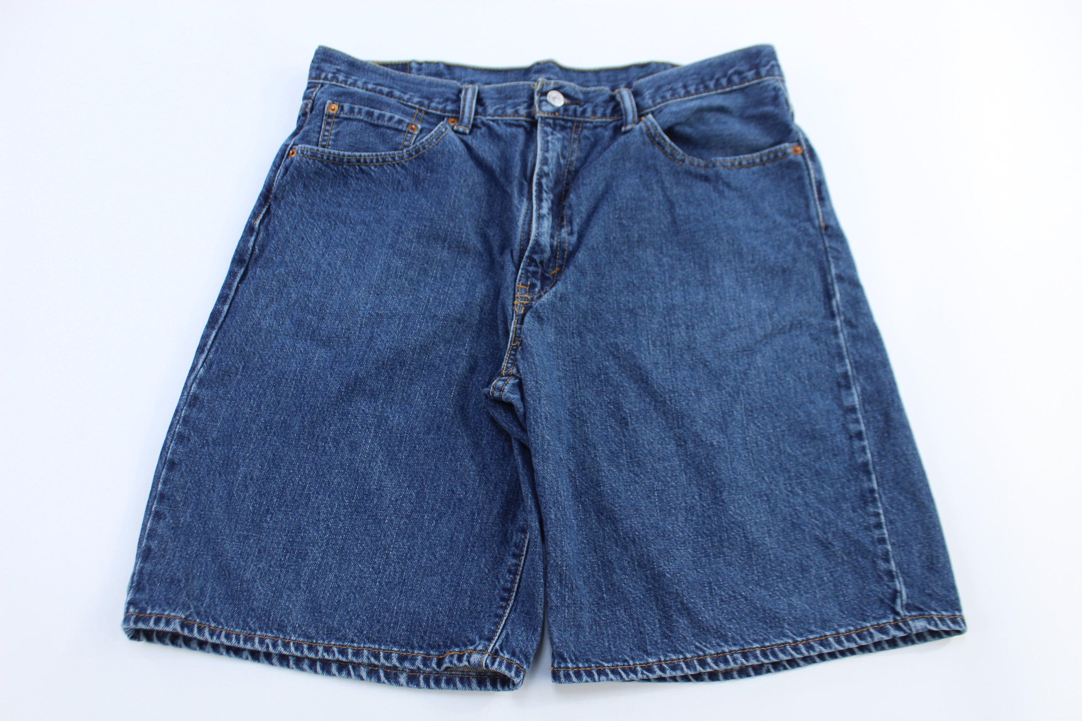 Levi's 550 Dark Wash Denim Shorts