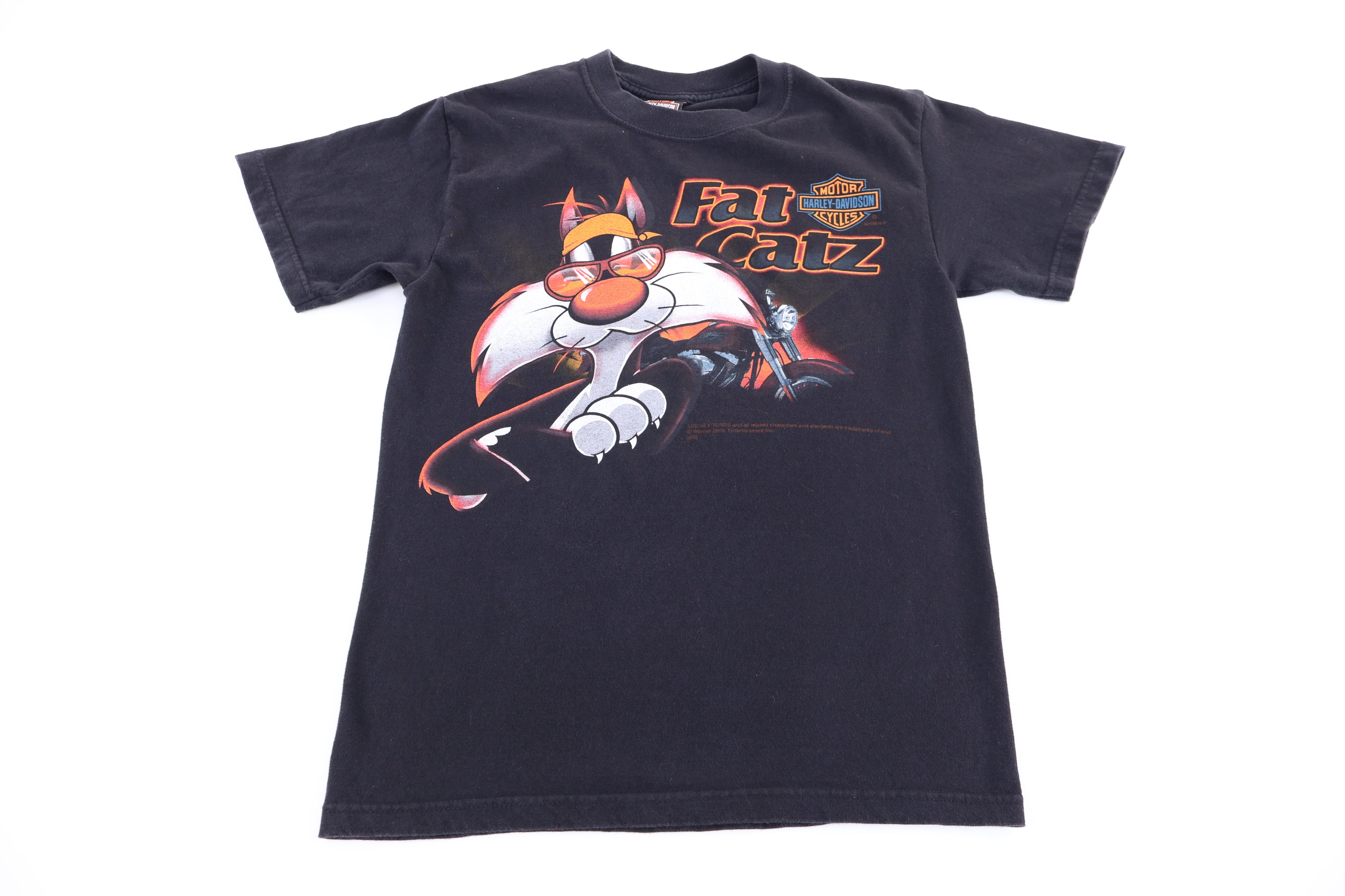 Harley Davidson Motorcycles Looney Tunes Fat Catz T-shirt