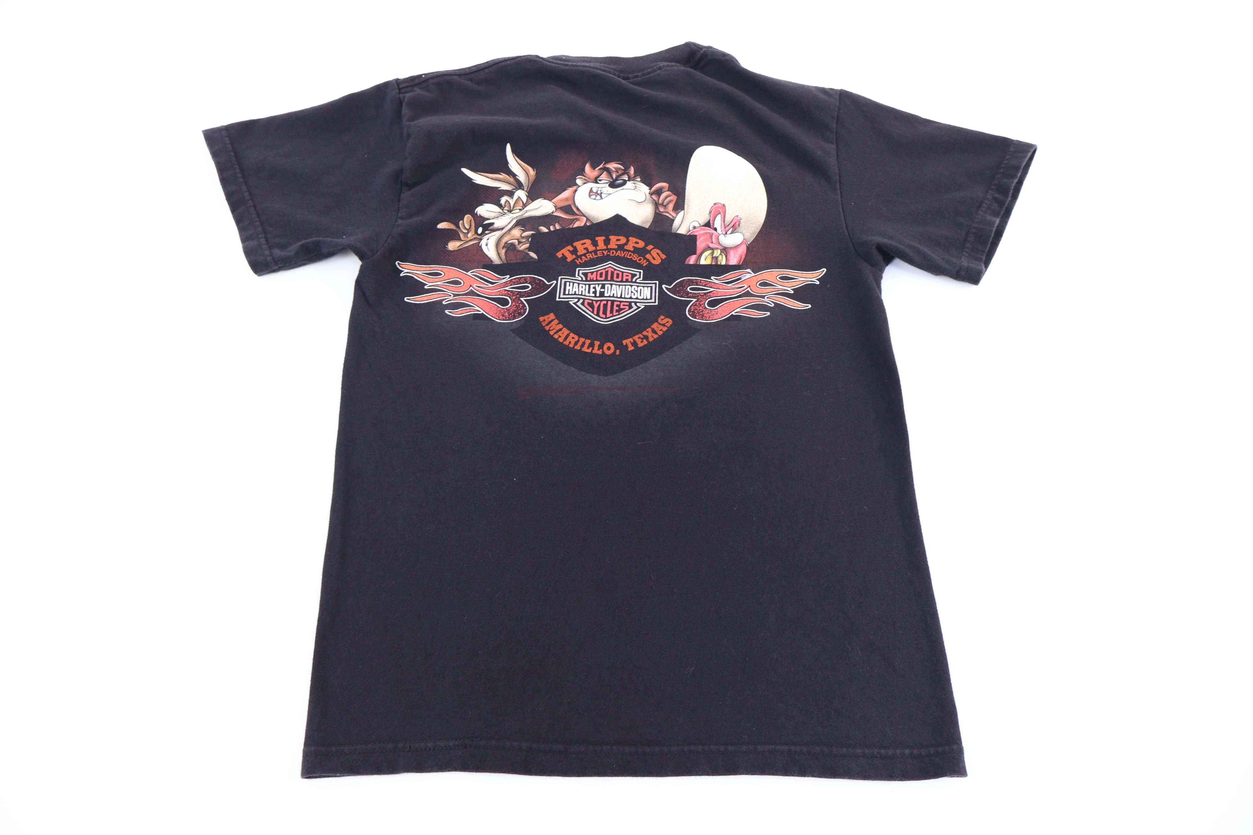 Harley Davidson Motorcycles Looney Tunes Fat Catz T-shirt
