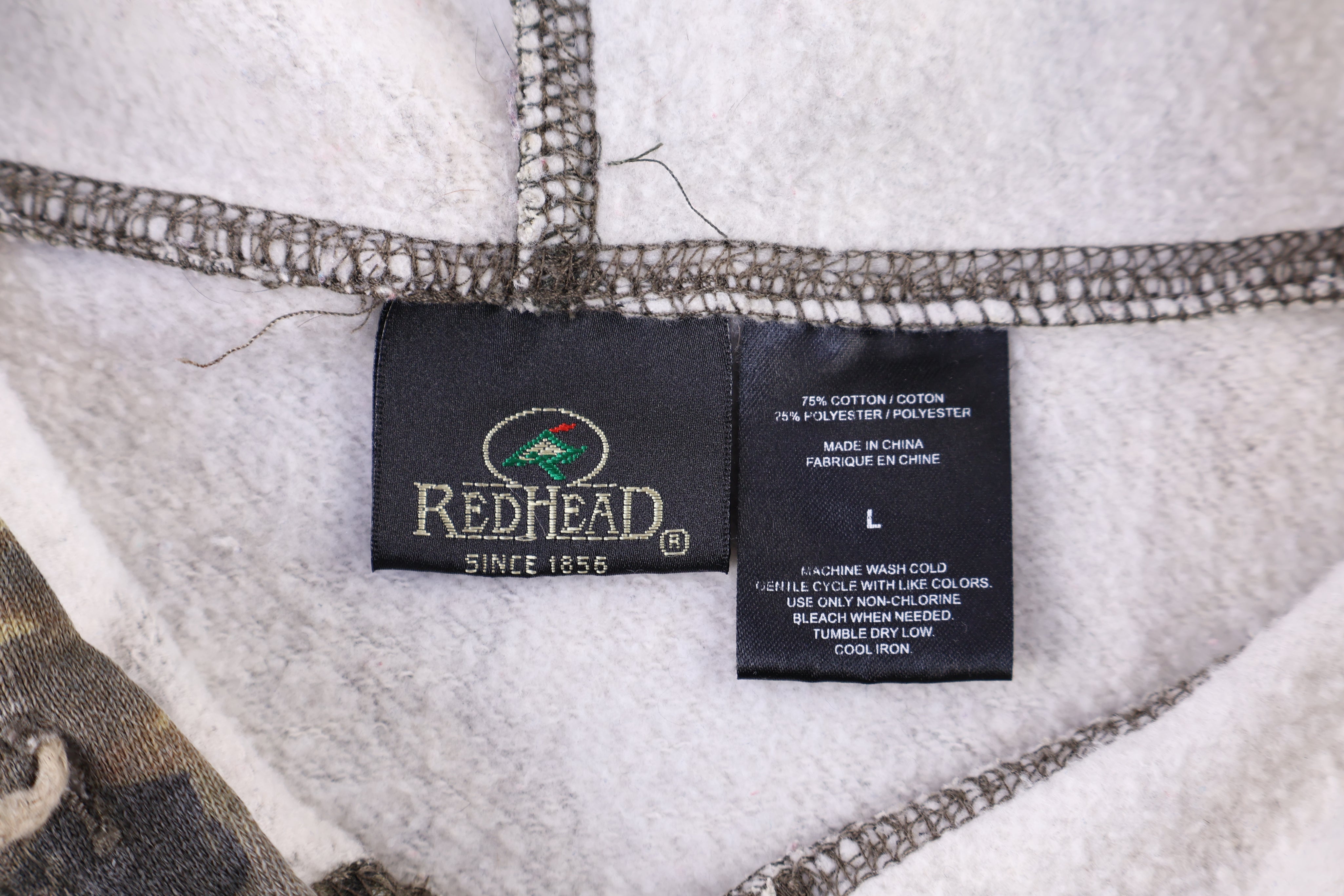 Vintage Redhead Camo Pullover Hoodie