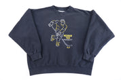 90's Michigan Tech Hockey Embroidered Sweatshirt