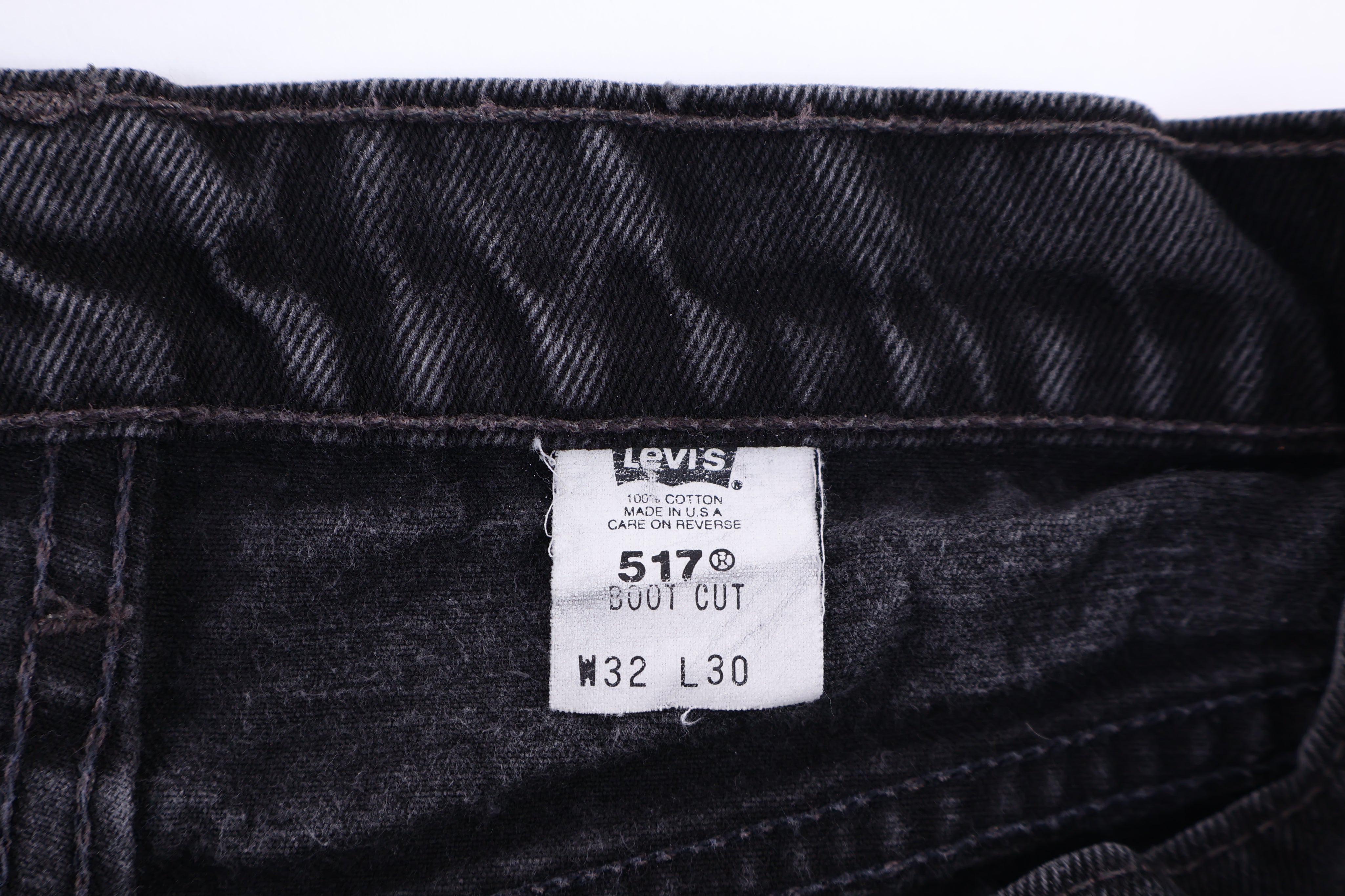 90's Levi's 517 Black Denim Jeans